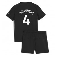 Manchester City Tijjani Reijnders #4 Vonkajší Detský futbalový dres 2025-26 Krátky Rukáv (+ trenírky)